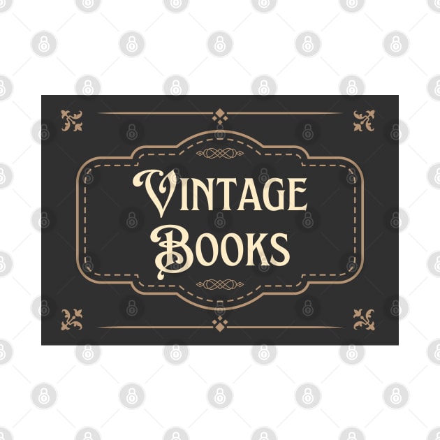 Vintage Book Label by TheBookishBard