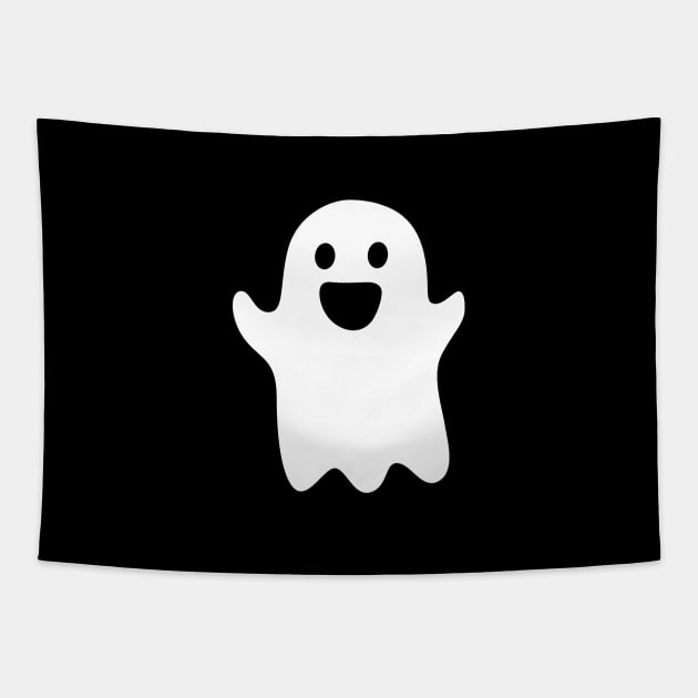 Cute Ghost Pocket Tapestry by Beavergeek