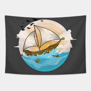 sailing ship Tapestry