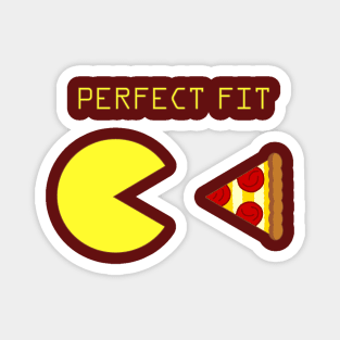 Pacman & Pizza Magnet