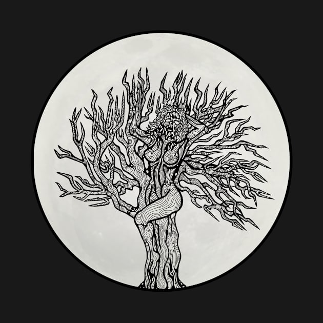 Dryad Moon - Deadtree by Vagabond The Artist by VagabondTheArtist