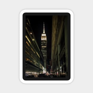 Empire State Building by Night, Manhattan, NYC Magnet