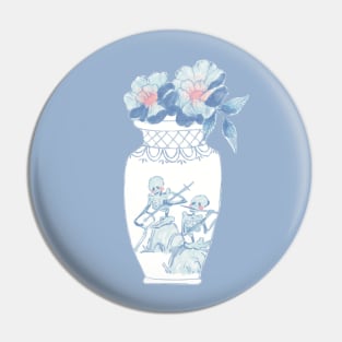 Skeleton Vase Pin