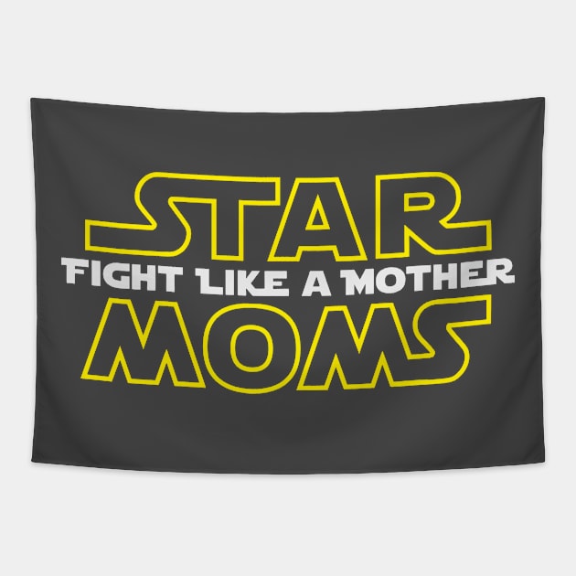 Cool Tees Fight Like a Mother Women's Tapestry by COOLTEESCLUB