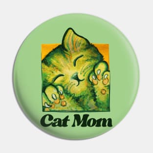 Cat Mom Pin