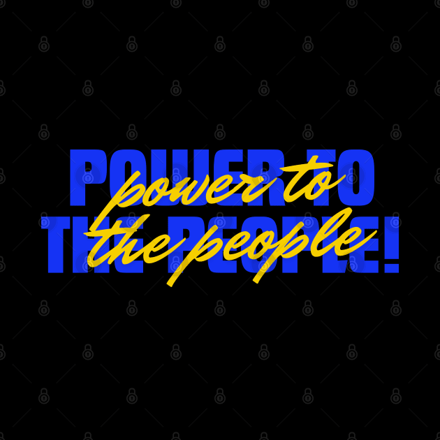 Empowering Activism: Power to the People by NotUrOrdinaryDesign