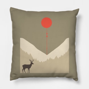 Deer Moon Pillow