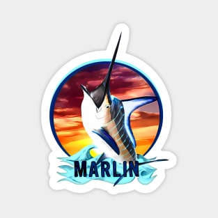 Marlin fishing Magnet