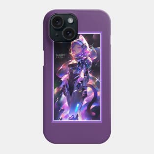 Anime Cute Cat Girl | Quality Anime Girl Artwork | Sci-Fi Manga Girl Anime Art Phone Case