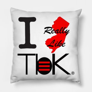 The Boardwalk Kings - I Heart TBK Logo Pillow