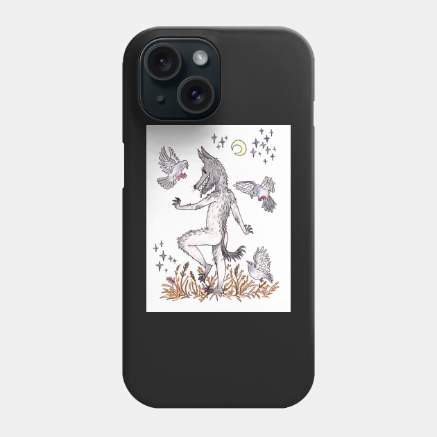 Lycanthropy Werewolf Child Phone Case by sadnettles