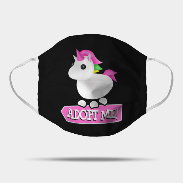 Adopt Me Roblox Unicorn Roblox Mask Teepublic - unicorn city roblox