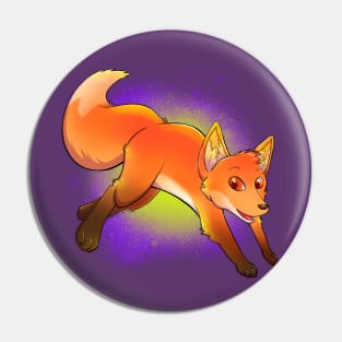 Neon Fox Pin