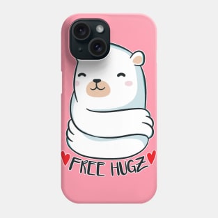 Free Cute Hugs - Animal Lover Phone Case