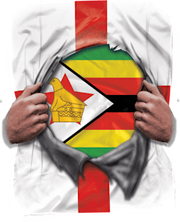 Zimbabwe Flag English Flag Ripped - Gift for Zimbabwean From Zimbabwe Magnet