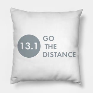Half Marathon 13.1 Go the Distance Pillow