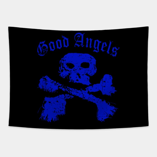 Good Angels with Skull and Bones Tapestry by MFK_Clothes