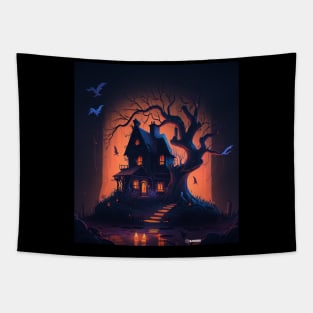 Haunted House on the Hill Tapestry