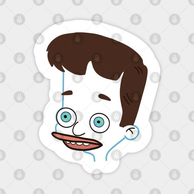 Big mouth - Nick Kroll Magnet by Kaeyeen