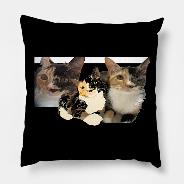 Micaela Cat 2 Pillow by ZerO POint GiaNt