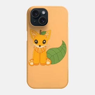 Orange Fox Phone Case