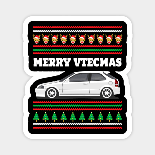 Merry Vtecmas Civic Magnet