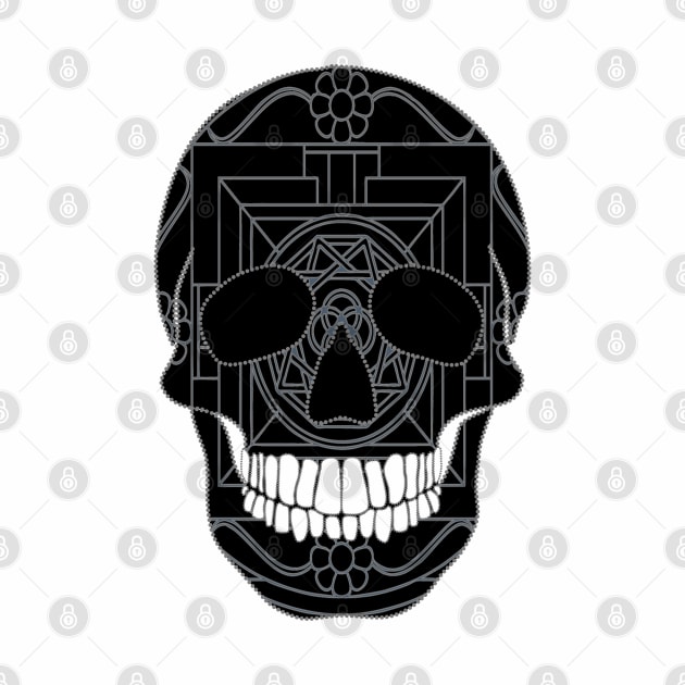 Skull and Mandala by Nuletto