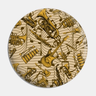 Musical Instruments Pin