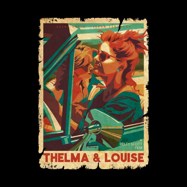 THELMA AND LOUISE A RIDLEY SCOTT FILM COVER by sodakohan