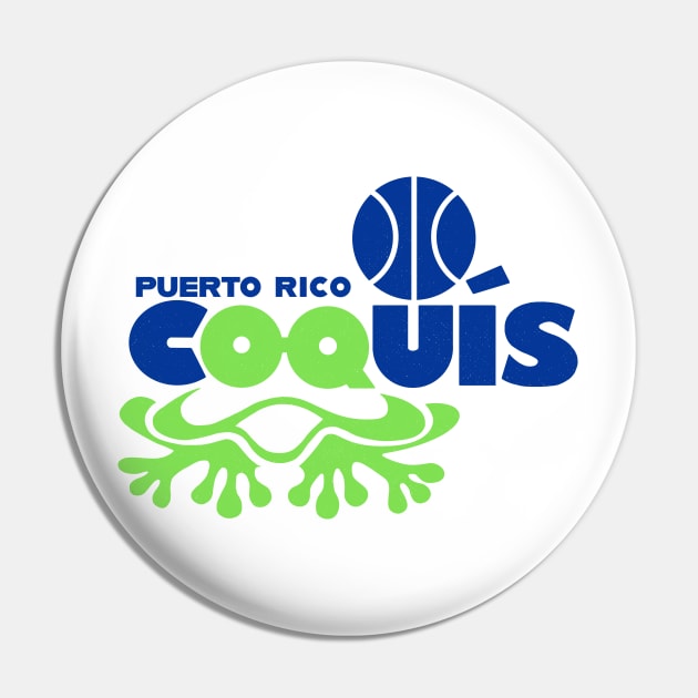 Defunct Puerto Rico Coquis CBA Basketball 1983 Pin by LocalZonly