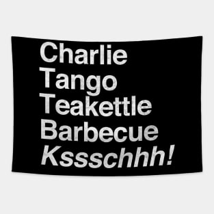 The Young Ones / Charlie, Tango, Teakettle Barbecue Tapestry