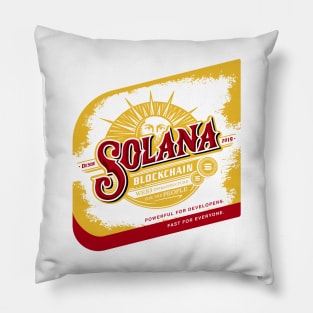 Solana Beer Label Pillow