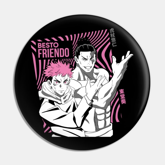 Besto Friendo Anime Fanart Pin by Planet of Tees