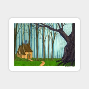 Cottage in the Woods Magnet