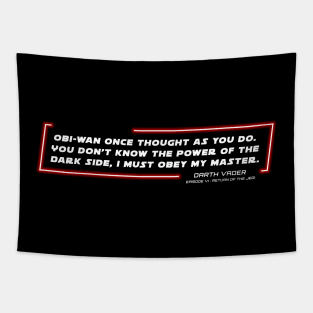 EP6 - DV - Obey - Quote Tapestry