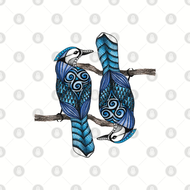 Blue Jay Spirit Animal Design by FreeSpiritMeg