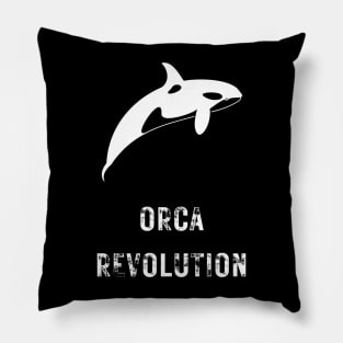 Orca revolution eat the rich Pillow