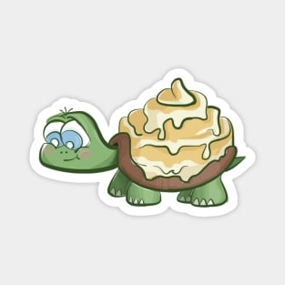 Cinnamon Bun Turtle Magnet