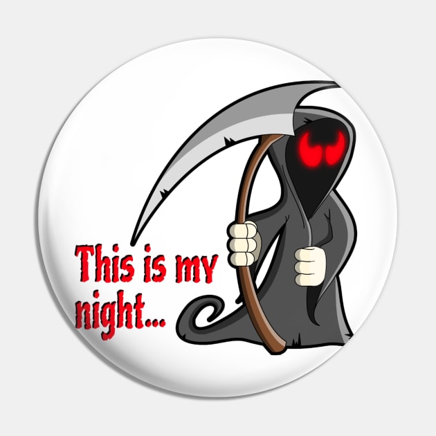 Grim Reaper, This Is My Night, Halloween Party, Halloween Costume Pin by Style Conscious
