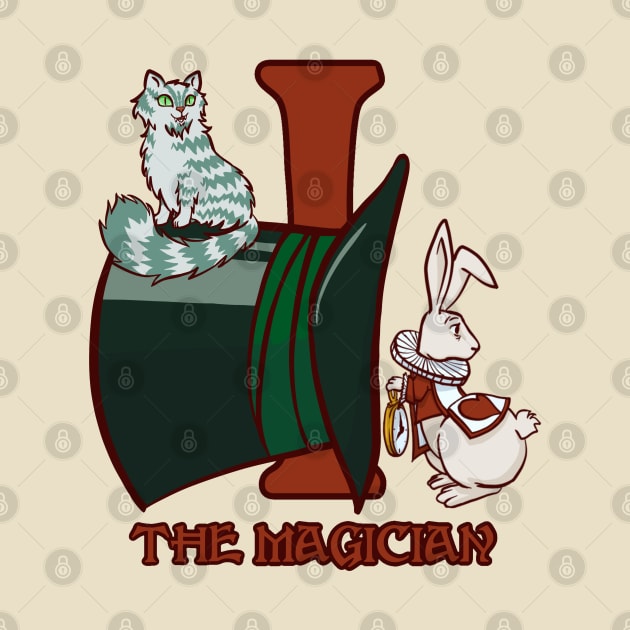 Halloween Tarot I: The Magician (Alice in Wonderland) by ConfusionCafé