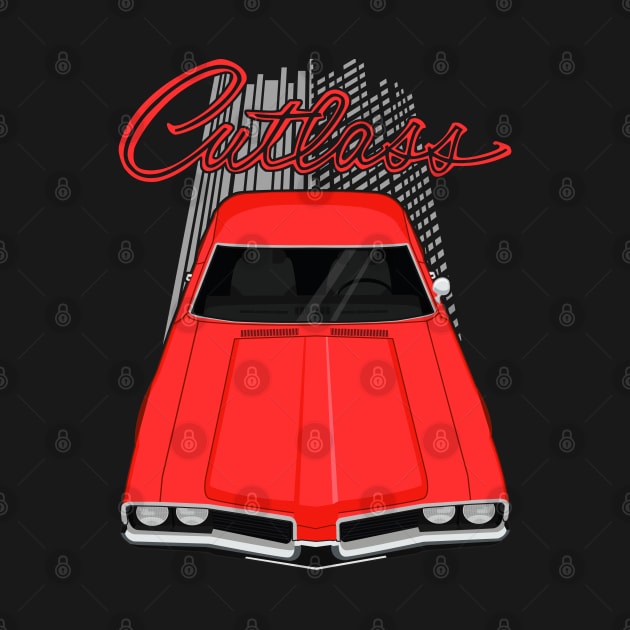 Oldsmobile Cutlass 1969 - red by V8social