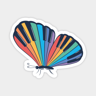 Musical Butterfly (Musical Rainbow) Magnet