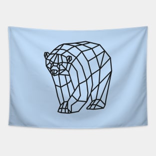 Geometric Bear Tapestry