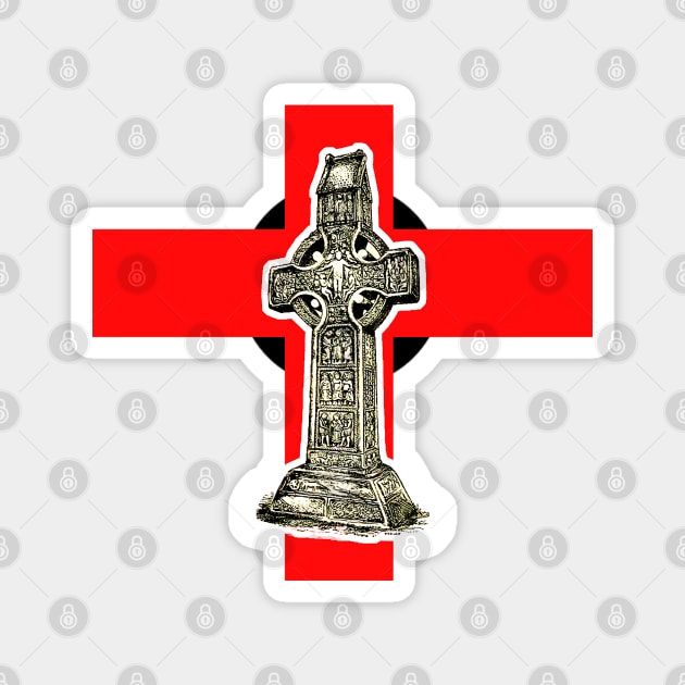 celtic cross Magnet by Marccelus