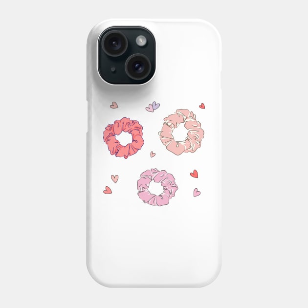 cute hair scrunchie Phone Case by princessmi-com