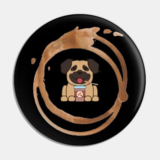 Pugpuccino Pin