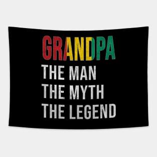 Grand Father Guinean Grandpa The Man The Myth The Legend - Gift for Guinean Dad With Roots From  Guinea Tapestry
