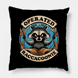 Raccoon Supremacy - Evil Trash Panda Pillow