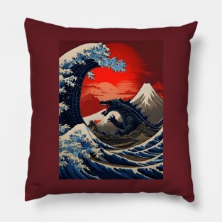 Kanagawa Monster Pillow