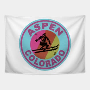 Aspen Colorado Skiing Ski Tapestry